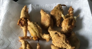 Fried Stuffed Squash Blossoms