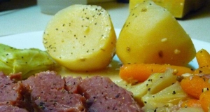 Easy Corned Beef and Cabbage