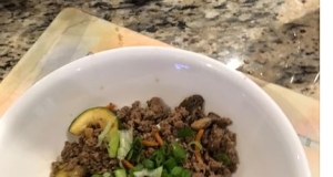 Korean Ground Beef Stir-Fry
