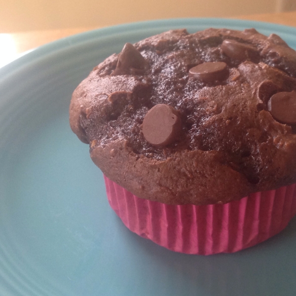 Easy Chocolate Zucchini Cupcakes