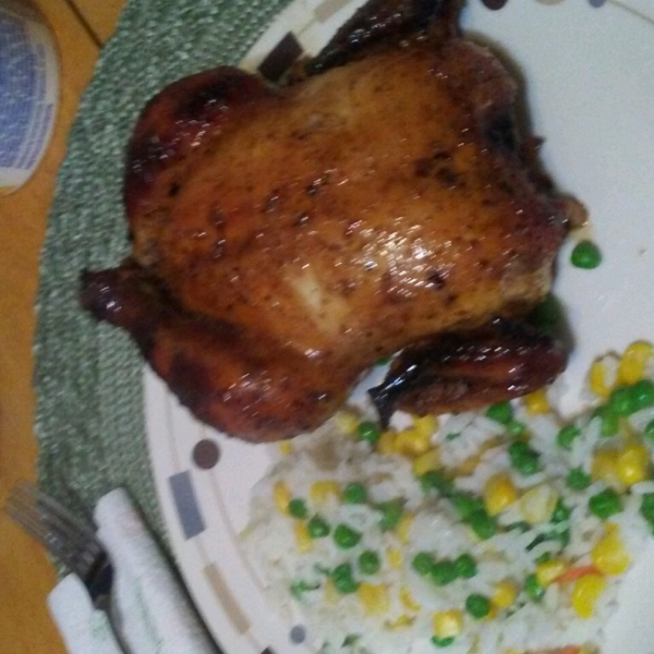 Asian Glazed Cornish Hens