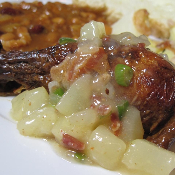 Chicken with Pear Sauce