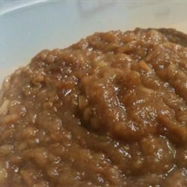 Slow Cooked Apple Peach Sauce