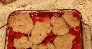 Cherry Chocolate Cobbler