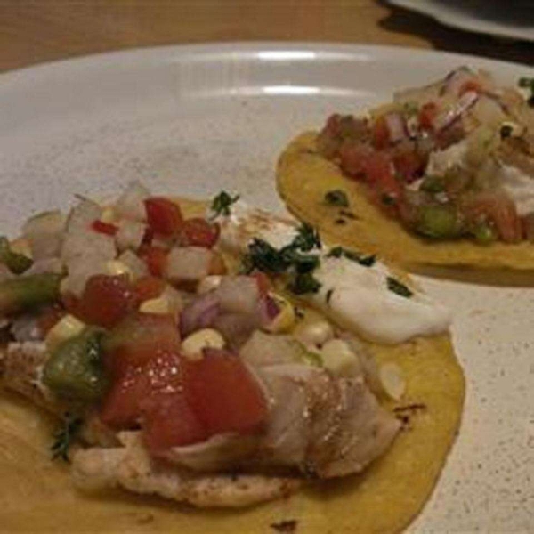 Blackened Corn and Jicama Pico de Gallo