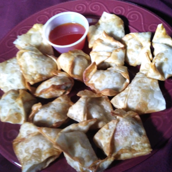 Crabby Cream Cheese Wontons