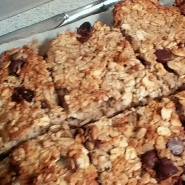 Easy Oatmeal and Almond Bars