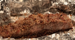 Crunchy Walnut Crusted Salmon Filets