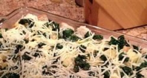 Make-Ahead Spinach and Mozzarella Breakfast Strata