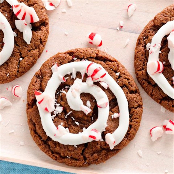 Peppermint Hot Cocoa Cookies