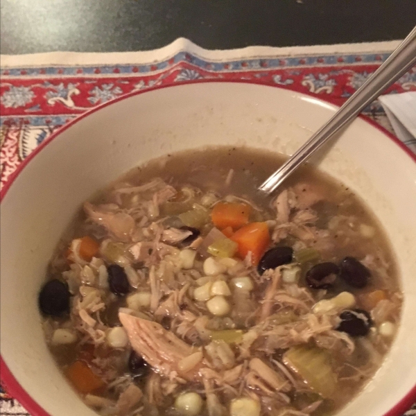 Chicken and Brown Rice Soup