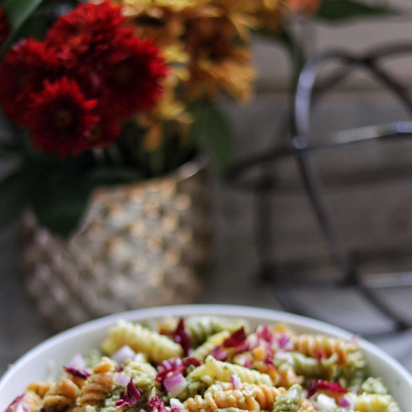 Maya's Perfect Pesto Pasta Salad