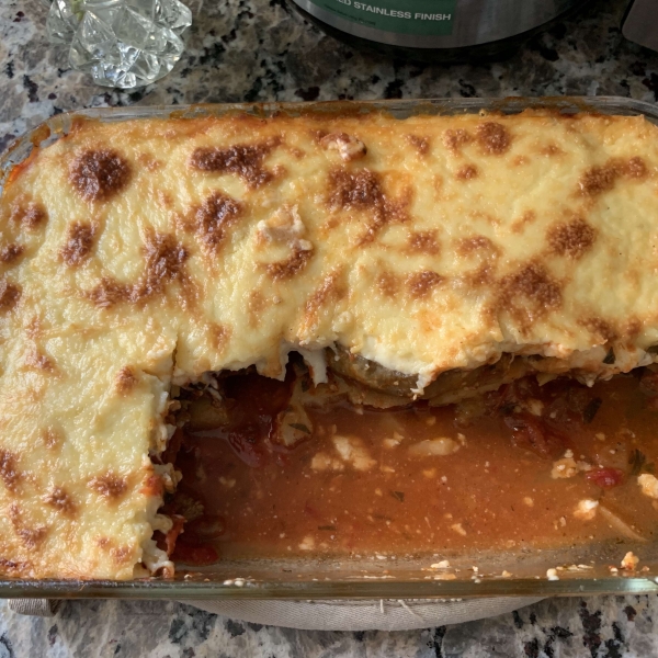 Grilled Eggplant Moussaka