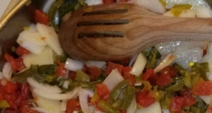 Nopalitos con Papas (Cactus with Potatoes)