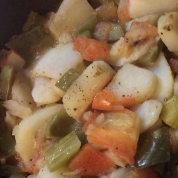 Nopalitos con Papas (Cactus with Potatoes)