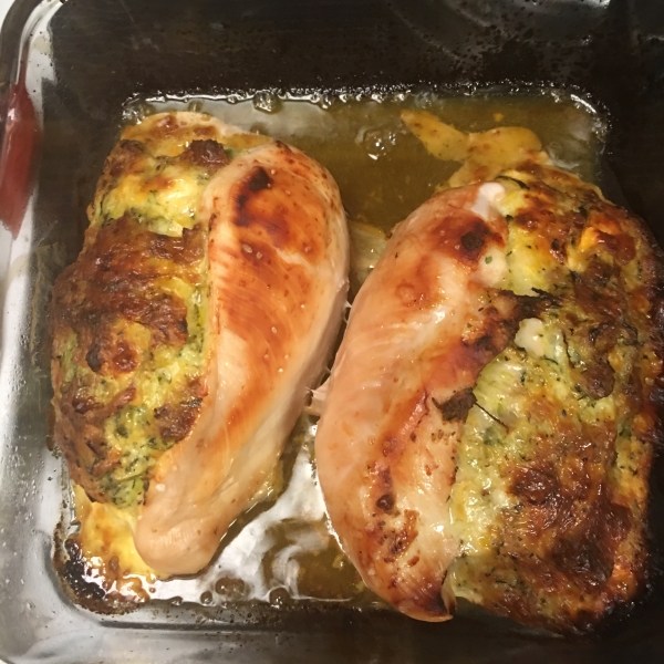 Zucchini Stuffed Chicken