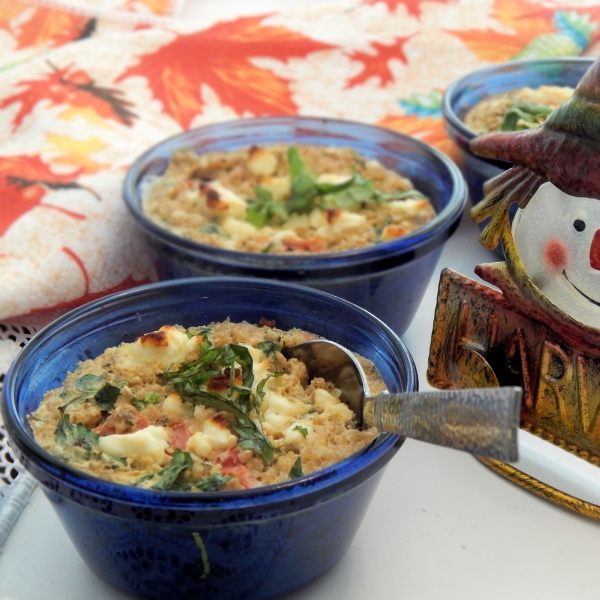 Savory Oatmeal Breakfast Casserole