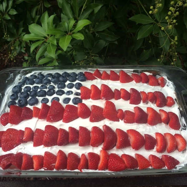 Flag Cake