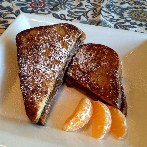 Nutella-Stuffed French Toast