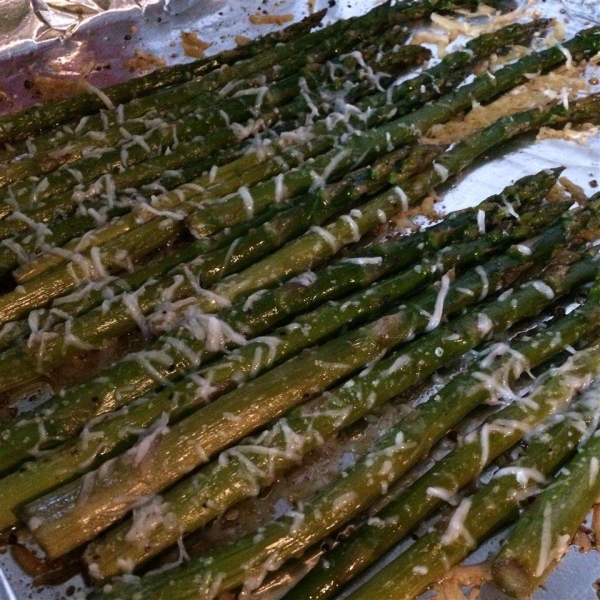 Asparagus with Parmesan Crust