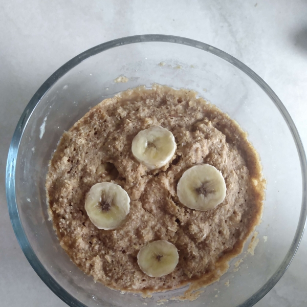 Microwave Banana Baked Oats