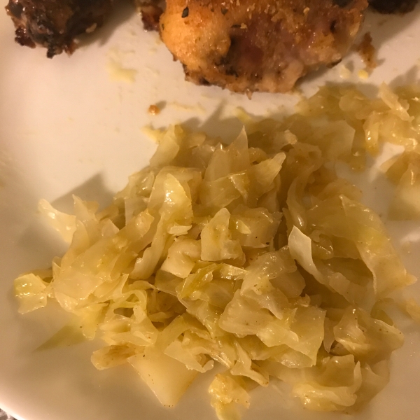 Buttered-Braised Cabbage