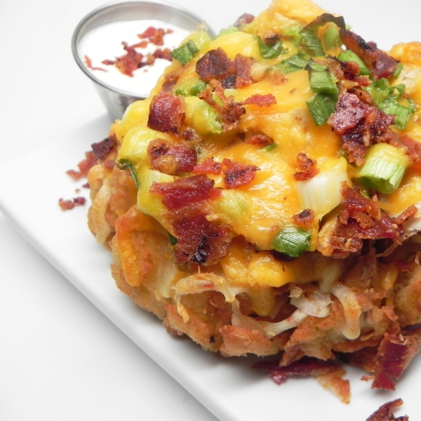 Chicken Bacon Ranch Loaded Bloomin' Onion