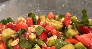 Tomato, Basil, and Feta Salad