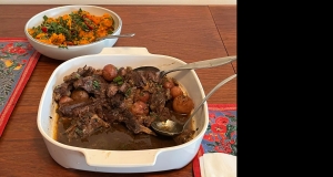 Braised Lamb with Radishes and Mint