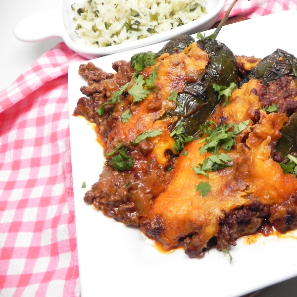 Stuffed Poblano Peppers