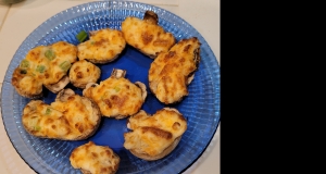 Air Fryer Stuffed Mushrooms