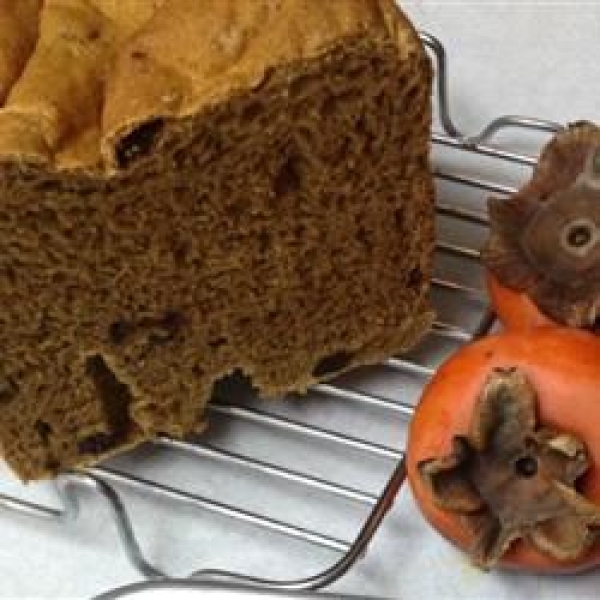 Persimmon Raisin Yeast Bread