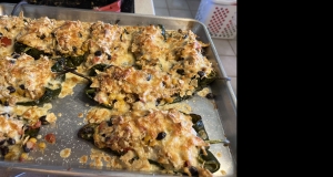 Chicken-Stuffed Poblano Peppers