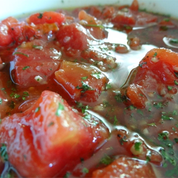 Simple Garlic Salsa