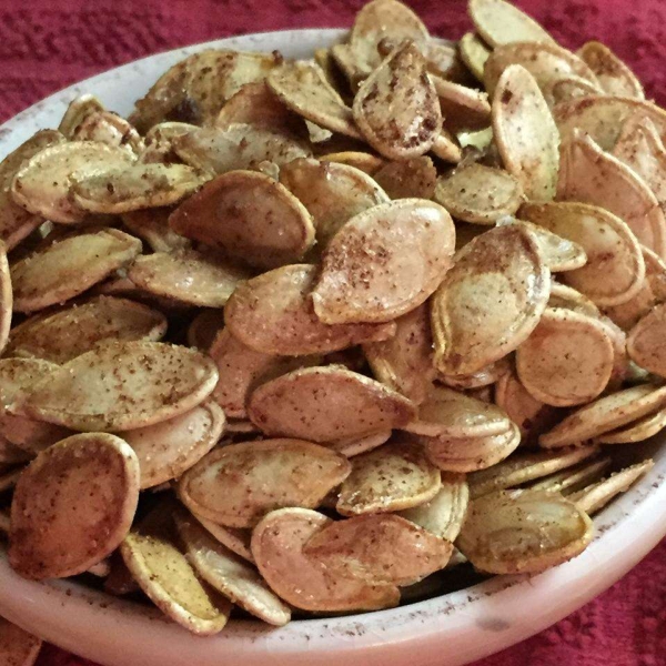 Sweet Vanilla Cinnamon Pumpkin Seeds
