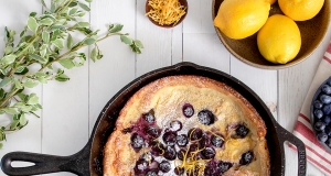 Blueberry-Lemon Dutch Baby