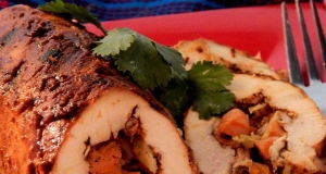 Stuffed Roasted Barbecue Chicken