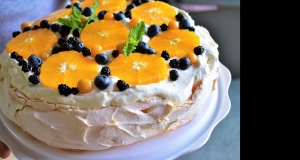 Orange-Berry Pavlova