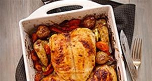 Spice Rubbed Flattened Roast Chicken
