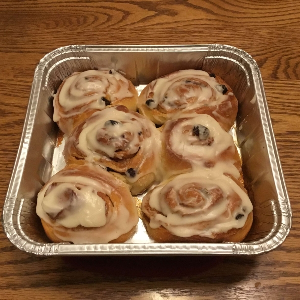 No-Knead Cinnamon Rolls