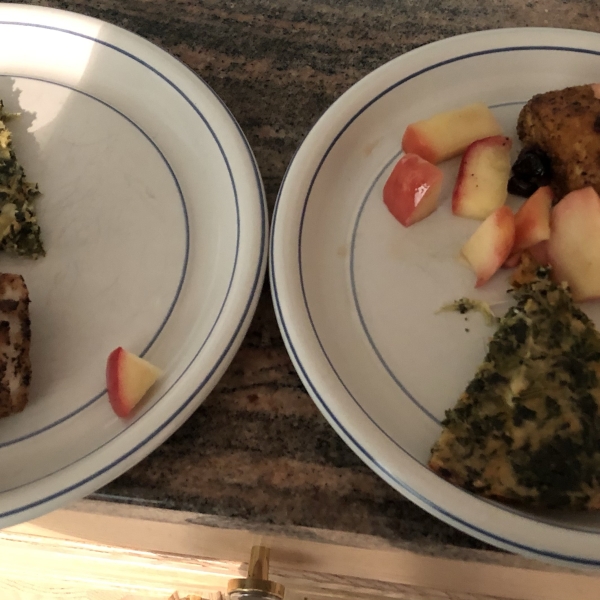Sea Bass with Honeyed Apples