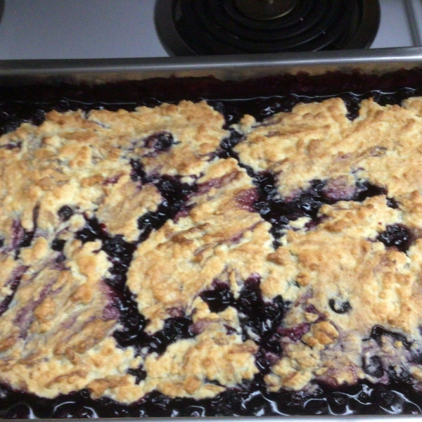 Lemon Blueberry Cobbler