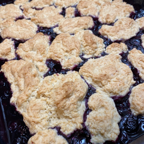Lemon Blueberry Cobbler