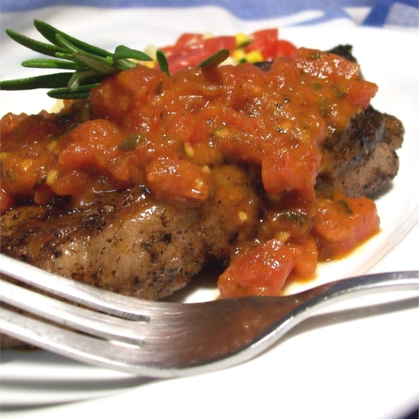 Tomato-Rosemary Pan Sauce