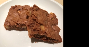 Soft Apple Brownies with Chocolate Chips