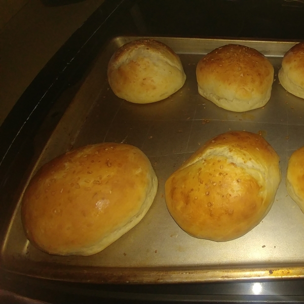 Soft Onion Sandwich Rolls