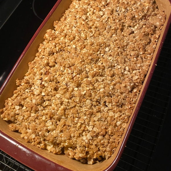 Apple Maple Crumble Pie