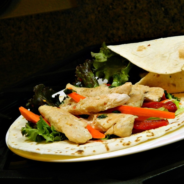 Thai Chicken Wrap