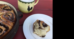 Yeasted Poppy Seed Apple Buns