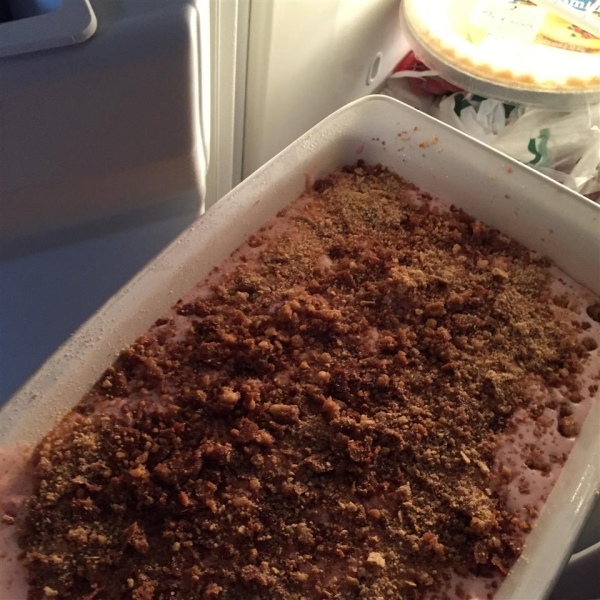 Frosty Strawberry Squares